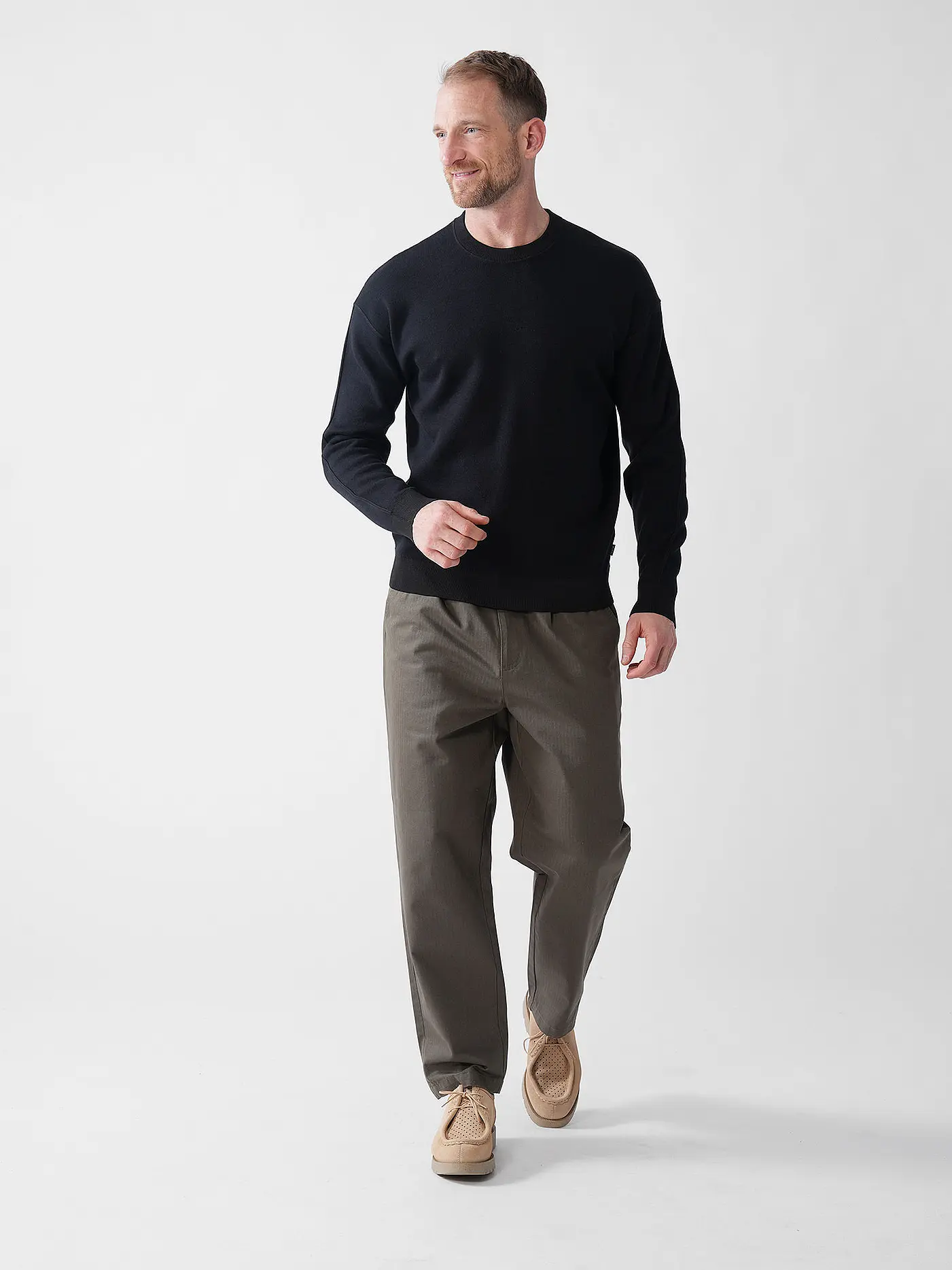 BOSS | Sweater DAERO | schwarz